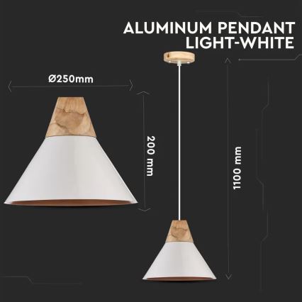 Lampadario a sospensione con filo 1xE27/60W/230V
