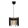 Lampadario a sospensione con filo 1xE27/60W/230V nero diametro 23 cm