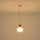 Lampadario a sospensione con filo 1xG9/7W/230V bianco/marrone