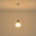 Lampadario a sospensione con filo 1xG9/7W/230V bianco/verde