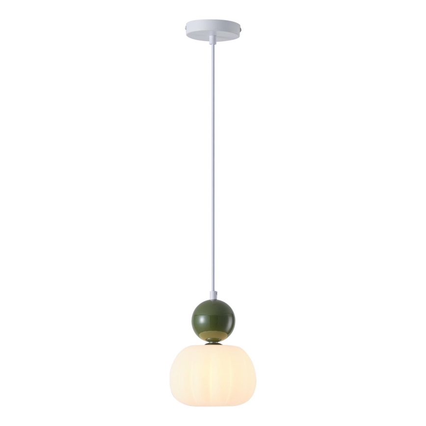 Lampadario a sospensione con filo 1xG9/7W/230V bianco/verde