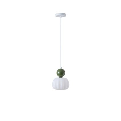 Lampadario a sospensione con filo 1xG9/7W/230V bianco/verde