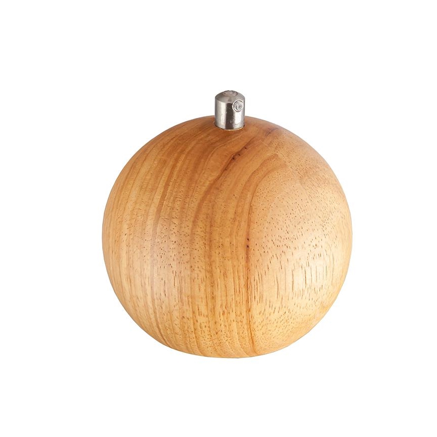 Lampadario a sospensione con filo 1xGU10/10W/230V cenere/legno solido marrone