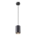 Lampadario a sospensione con filo 1xGU10/10W/230V cenere/legno solido nero