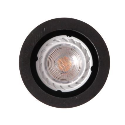 Lampadario a sospensione con filo 1xGU10/10W/230V cenere/legno solido nero