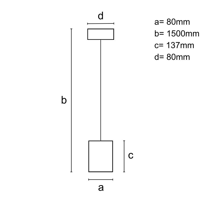 Lampadario a sospensione con filo 1xGU10/10W/230V cenere/legno solido nero