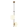 Lampadario a sospensione con filo 2xE27/40W/230V ottone