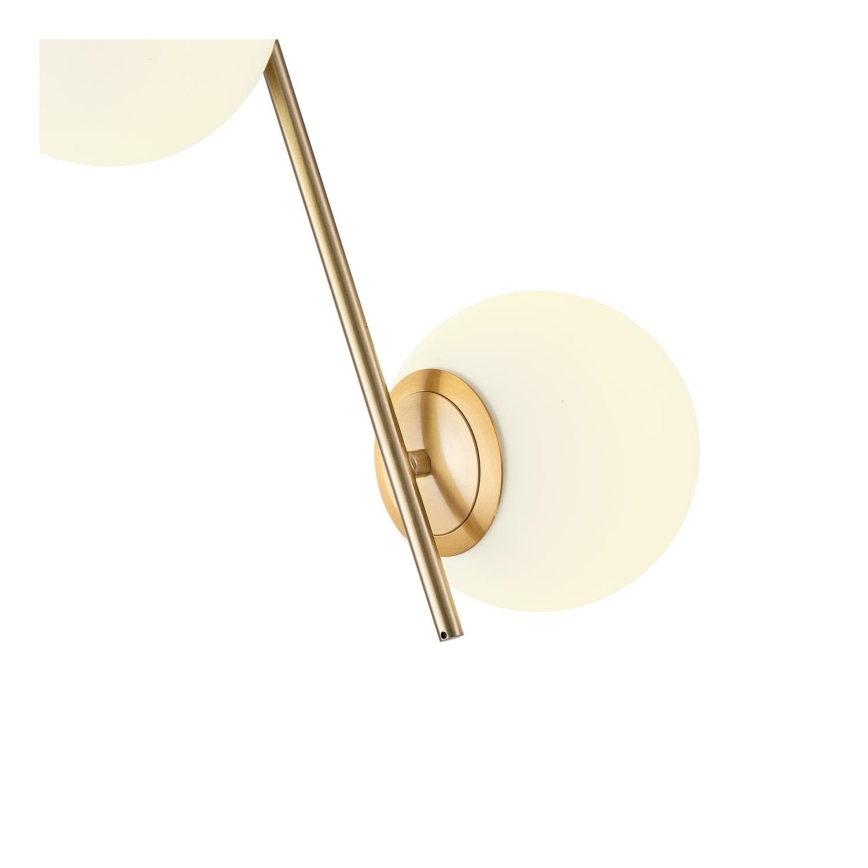 Lampadario a sospensione con filo 2xE27/40W/230V ottone