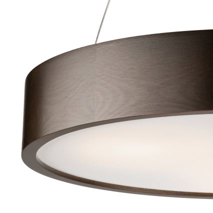 Lampadario a sospensione con filo 3xE27/60W/230V ø 47 cm pino