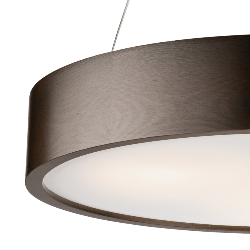 Lampadario a sospensione con filo 3xE27/60W/230V ø 47 cm pino