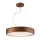 Lampadario a sospensione con filo 3xE27/60W/230V ø 47 cm pino
