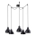 Lampadario a sospensione con filo 5xE27/60W/230V ragno