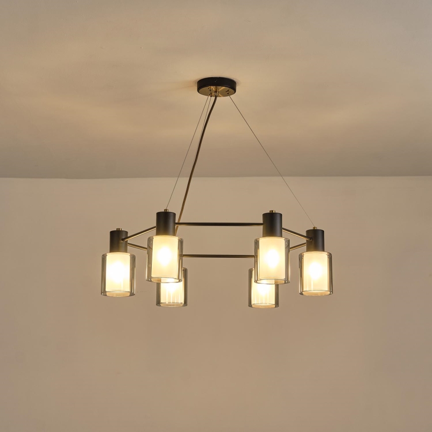 Lampadario a sospensione con filo 6xE14/15W/230V