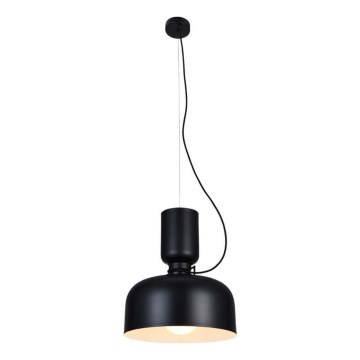 Lampadario a sospensione con filo ABEL 2xE27/11W/230V diametro 28 cm nero