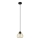 Lampadario a sospensione con filo AGAT 1xE27/15W/230V oro/nero