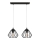 Lampadario a sospensione con filo AGAT 2xE27/15W/230V