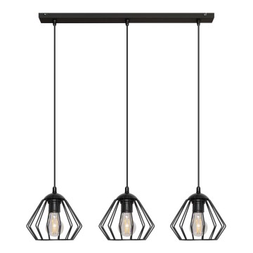 Lampadario a sospensione con filo AGAT 3xE27/15W/230V