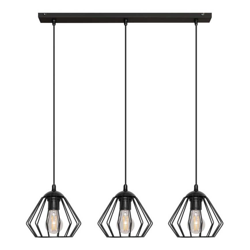 Lampadario a sospensione con filo AGAT 3xE27/15W/230V