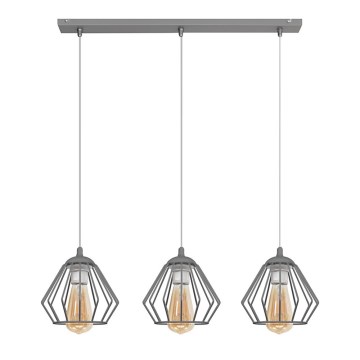 Lampadario a sospensione con filo AGAT 3xE27/15W/230V