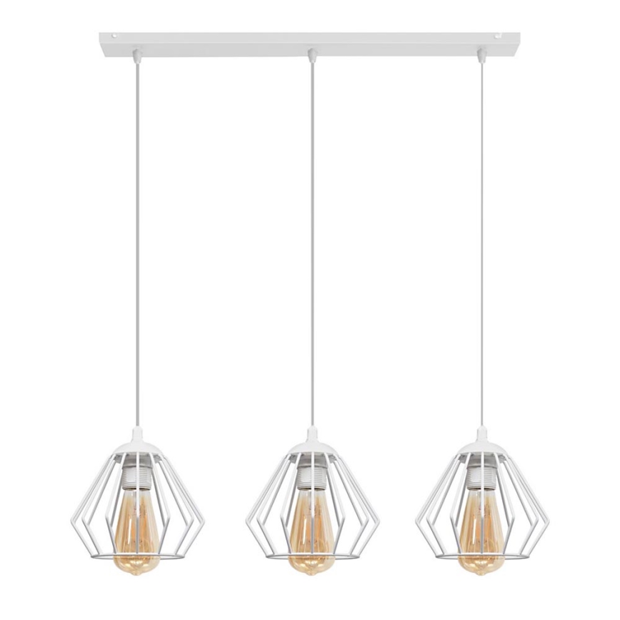 Lampadario a sospensione con filo AGAT 3xE27/15W/230V