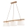 Lampadario a sospensione con filo AIDA 3xE27/60W/230V quercia
