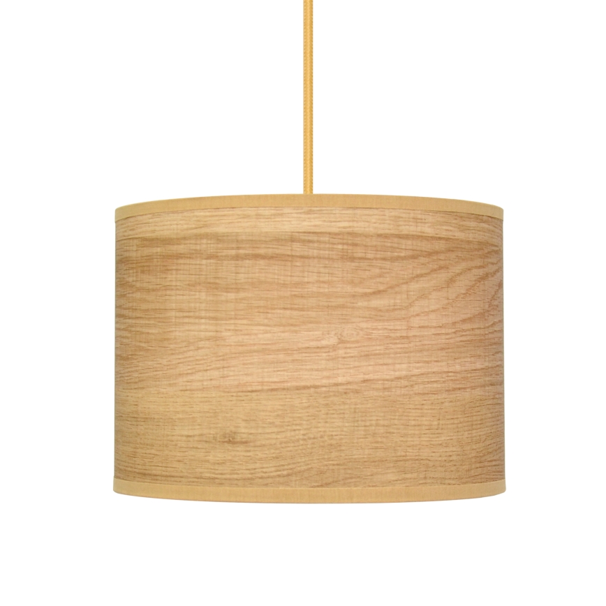 Lampadario a sospensione con filo ALBA 1xE27/15W/230V diametro 20 cm marrone