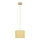 Lampadario a sospensione con filo ALBA 1xE27/15W/230V diametro 20 cm rattan