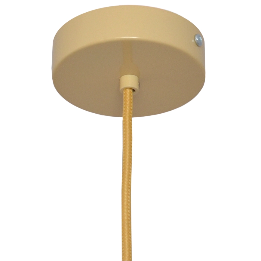 Lampadario a sospensione con filo ALBA 1xE27/15W/230V diametro 20 cm rattan