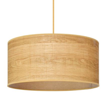 Lampadario a sospensione con filo ALBA 1xE27/15W/230V diametro 40 cm marrone