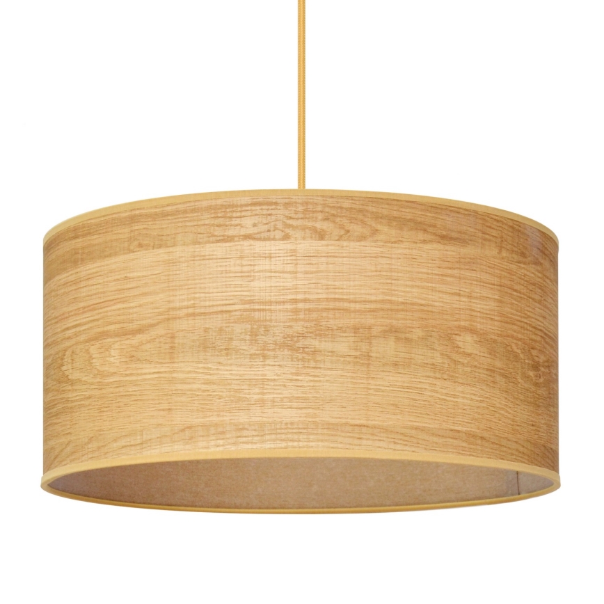 Lampadario a sospensione con filo ALBA 1xE27/15W/230V diametro 40 cm marrone