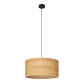 Lampadario a sospensione con filo ALBA 1xE27/15W/230V diametro 40 cm marrone/nero