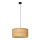 Lampadario a sospensione con filo ALBA 1xE27/15W/230V diametro 40 cm marrone/nero