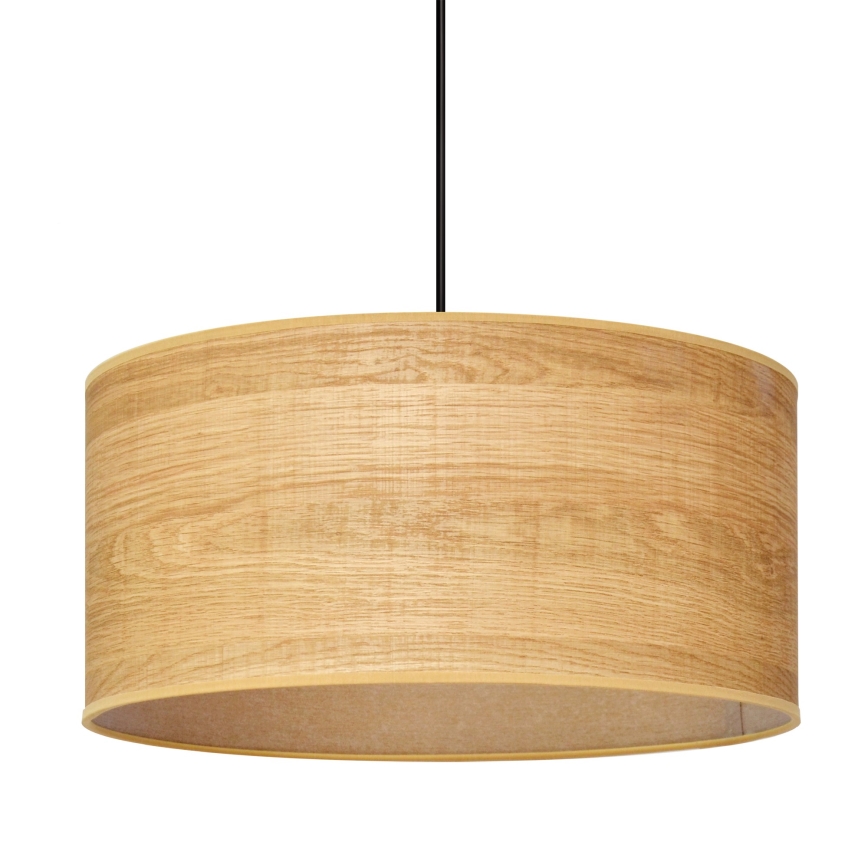 Lampadario a sospensione con filo ALBA 1xE27/15W/230V diametro 40 cm marrone/nero