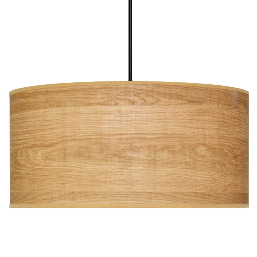 Lampadario a sospensione con filo ALBA 1xE27/15W/230V diametro 40 cm marrone/nero