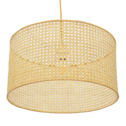 Lampadario a sospensione con filo ALBA 1xE27/15W/230V diametro 45 cm rattan