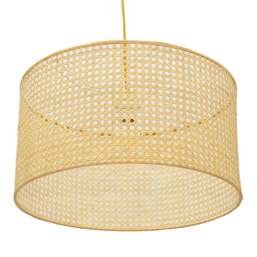 Lampadario a sospensione con filo ALBA 1xE27/15W/230V diametro 45 cm rattan