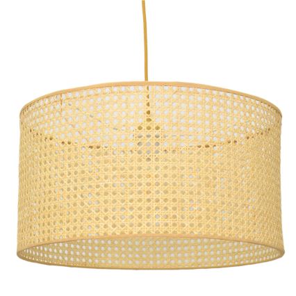 Lampadario a sospensione con filo ALBA 1xE27/15W/230V diametro 45 cm rattan