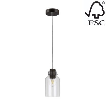 Lampadario a sospensione con filo ALESSANDRO 1xE27/60W/230V - certificato FSC