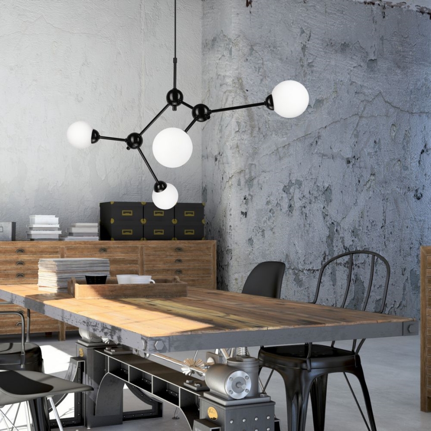 Lampadario a sospensione con filo ALESSIA BALL 4xG9/5W/230V