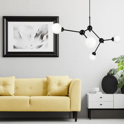 Lampadario a sospensione con filo ALESSIA BALL 4xG9/5W/230V