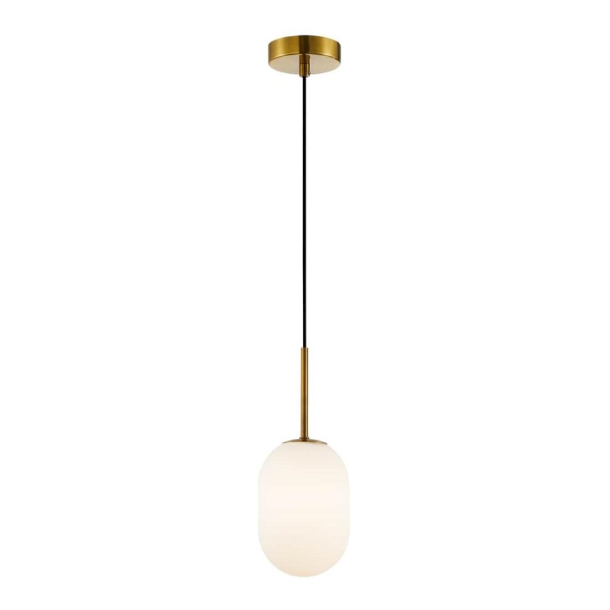Lampadario a sospensione con filo ALIAS 1xG9/8W/230V diametro 12 cm oro