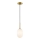 Lampadario a sospensione con filo ALIAS 1xG9/8W/230V diametro 12 cm oro