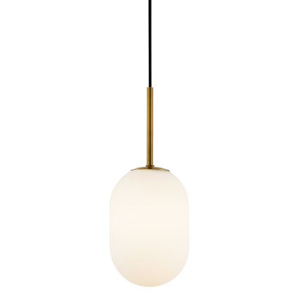 Lampadario a sospensione con filo ALIAS 1xG9/8W/230V diametro 12 cm oro