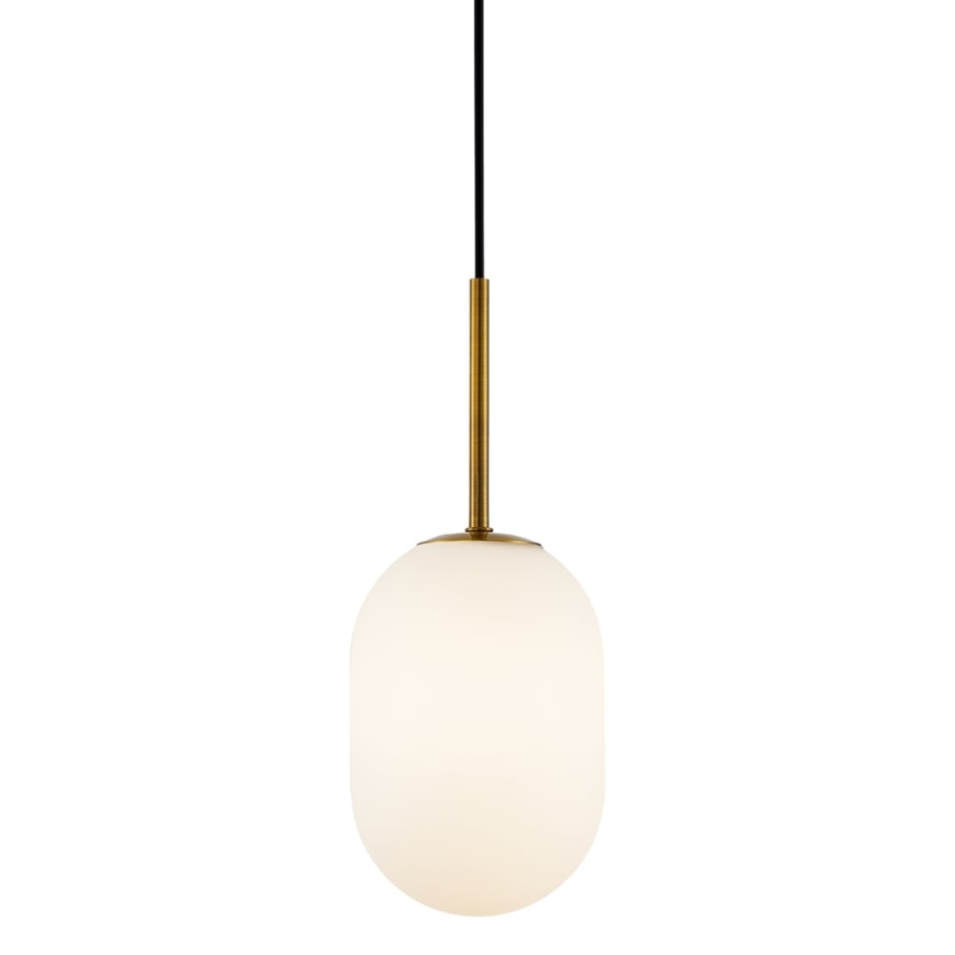 Lampadario a sospensione con filo ALIAS 1xG9/8W/230V diametro 12 cm oro