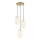 Lampadario a sospensione con filo ALIAS 3xE14/40W/230V oro