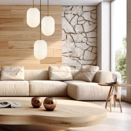 Lampadario a sospensione con filo ALIAS 3xE14/40W/230V oro