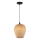 Lampadario a sospensione con filo ALMA 1xE27/60W/230V diametro 23 cm bambù