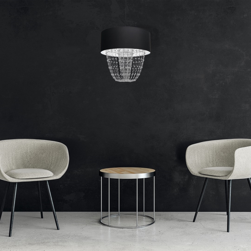 Lampadario a sospensione con filo ALMERIA 1xE27/60W/230V