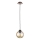 Lampadario a sospensione con filo AMBRE WOOD 1xE27/60W/230V