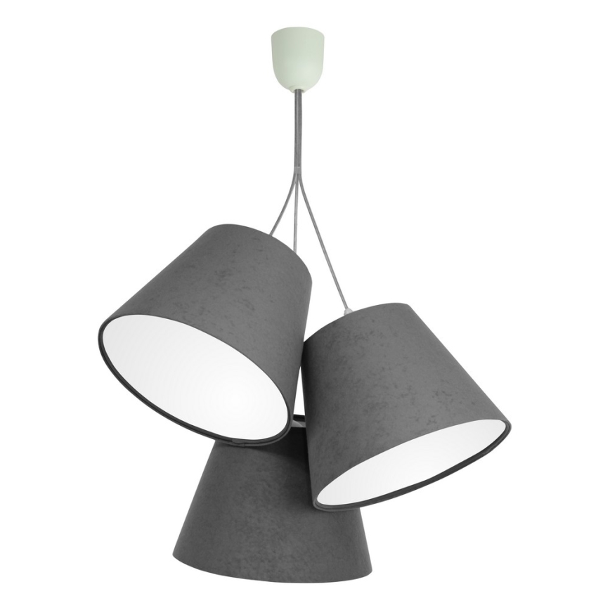 Lampadario a sospensione con filo AMBROSIA 3xE27/60W/230V